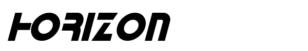 Horizon font preview